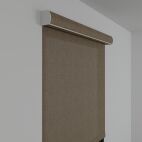 SW 5000 thatch wheatgrass color roller shade with natural texture and fabric wrapped cassette