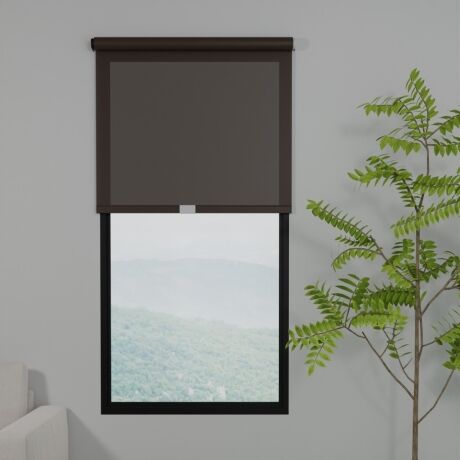 mermet e screen charcoal bronze solar screen roller shade