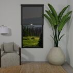 Outlet T-Screen White charcoal Cocoa solar screen roller shades