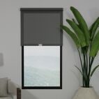Outlet T-Screen White charcoal Cocoa solar screen roller shades