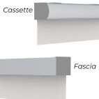 cassette & fascia top treatments for roller shades
