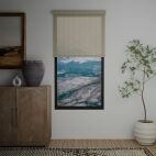 Bamboo Breeze Fog - Woven Roller Shade Fabric Sample - Image 2