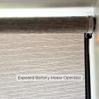 exposed battery motor operator