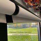 Exposed Cordless roller shade Operator Black