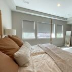 Santorini Blackout Cool Grey Bedroom