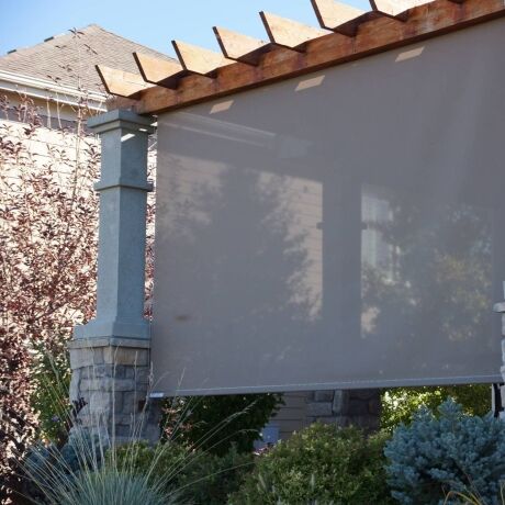 Manual Patio pergola shades
